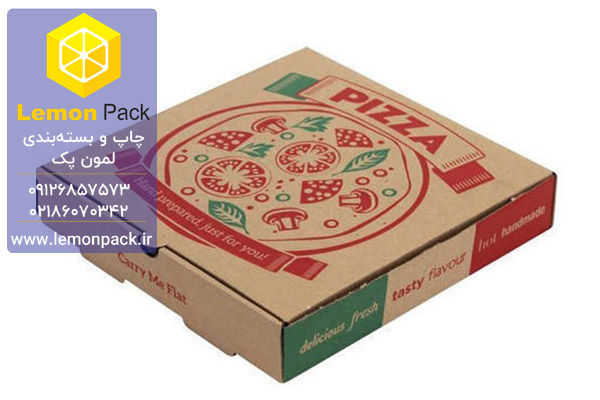 قیمت و خرید جعبه پیتزا مقوایی